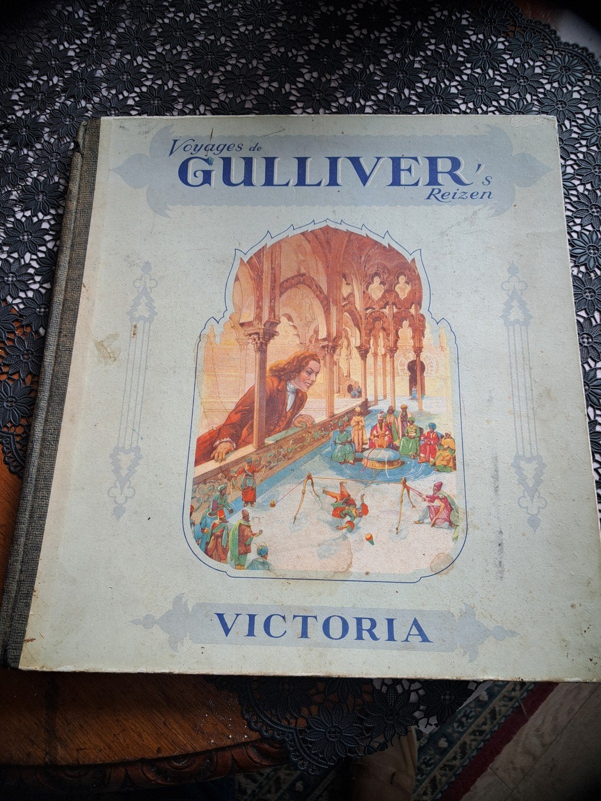 Victoria Chocolade Album: Gulliver's Reizen (ca. 1920), Ophalen of Verzenden, Gelezen, Jonathan Swift (origineel verhaal), België