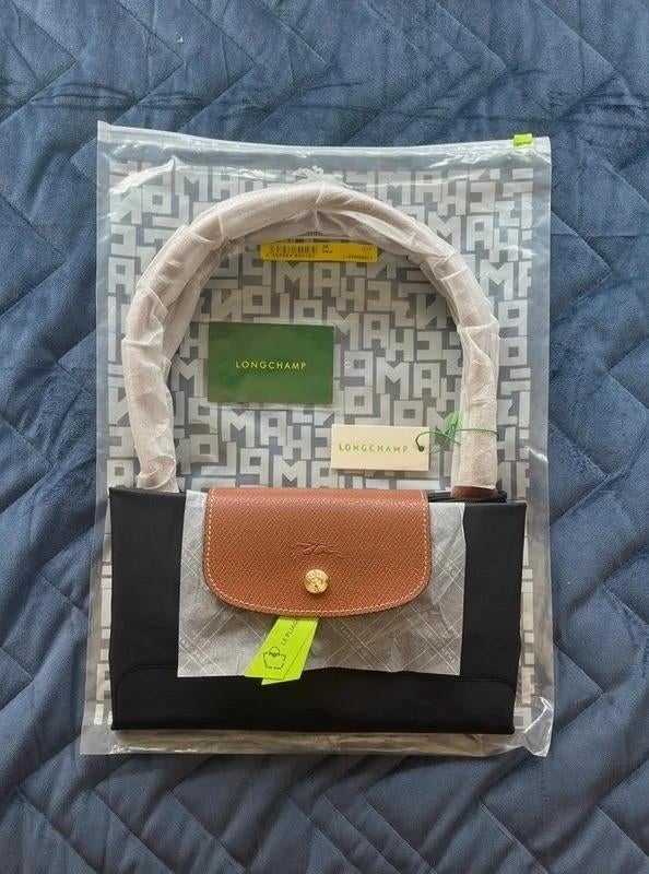 Longchamp Le Pliage Original Schoudertas Maat L, Verzenden, Nieuw, Zwart, Handtas