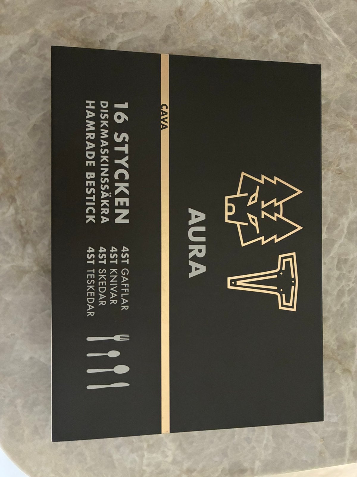 Vargen & Thor Aura bestekset kleur cava, Bestekset, Nieuw, Ophalen of Verzenden, Rvs of Chroom