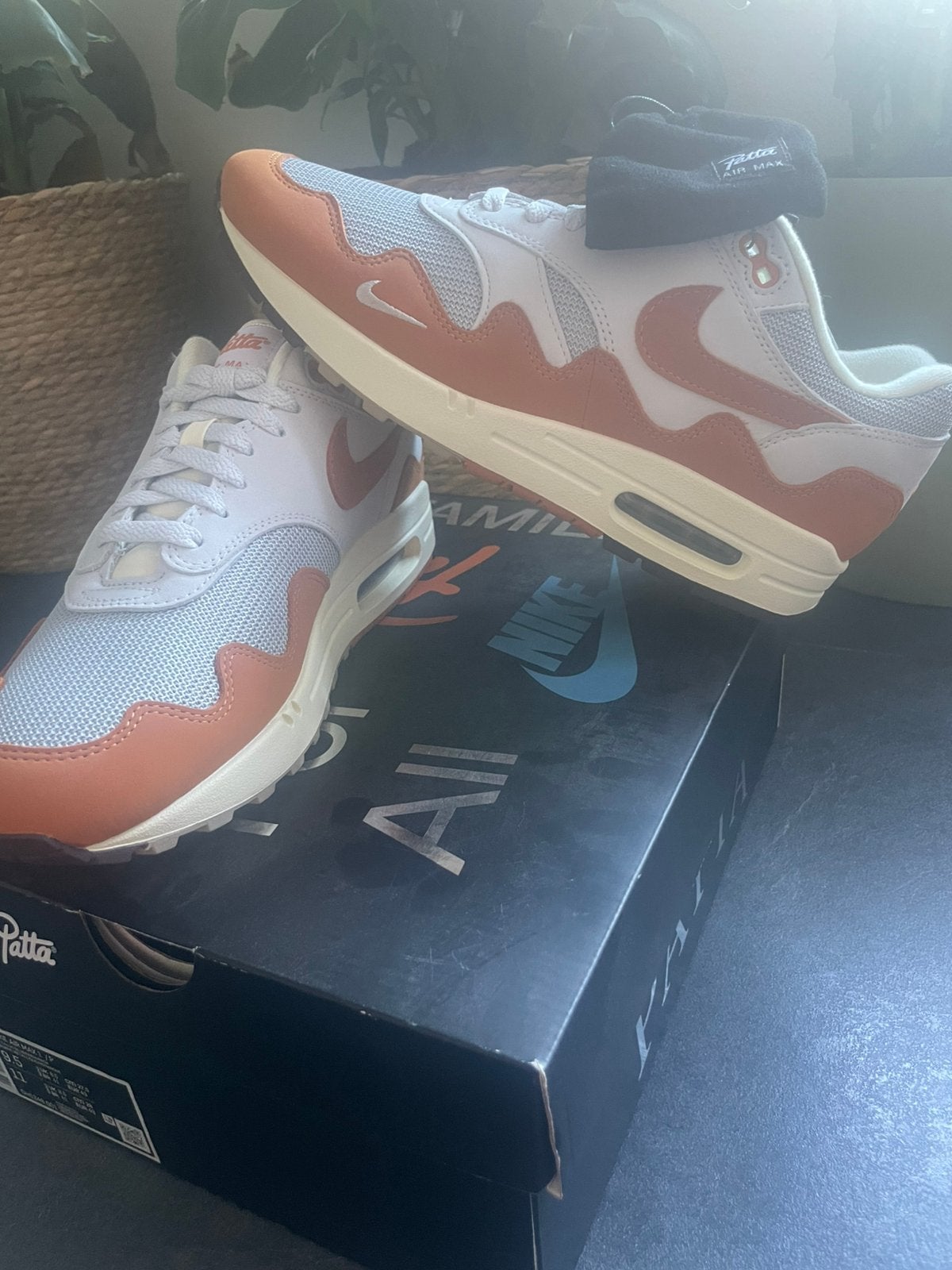 Nike Air Max 1 Patta Monarch! Nieuw! Maat 43! OG!, Overige kleuren, Nieuw, Ophalen of Verzenden, Sneakers of Gympen