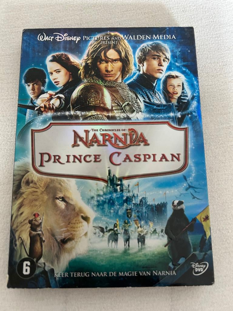DVD Disney Narnia prins Caspian, Alle leeftijden, Overige genres, Ophalen of Verzenden, Zo goed als nieuw