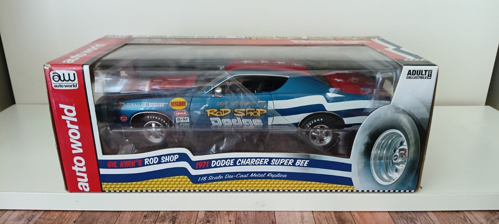 Dodge Charger Superbee 1971 Autoworld., Hobby en Vrije tijd, Modelauto's | 1:18, Ophalen of Verzenden, Nieuw, Auto