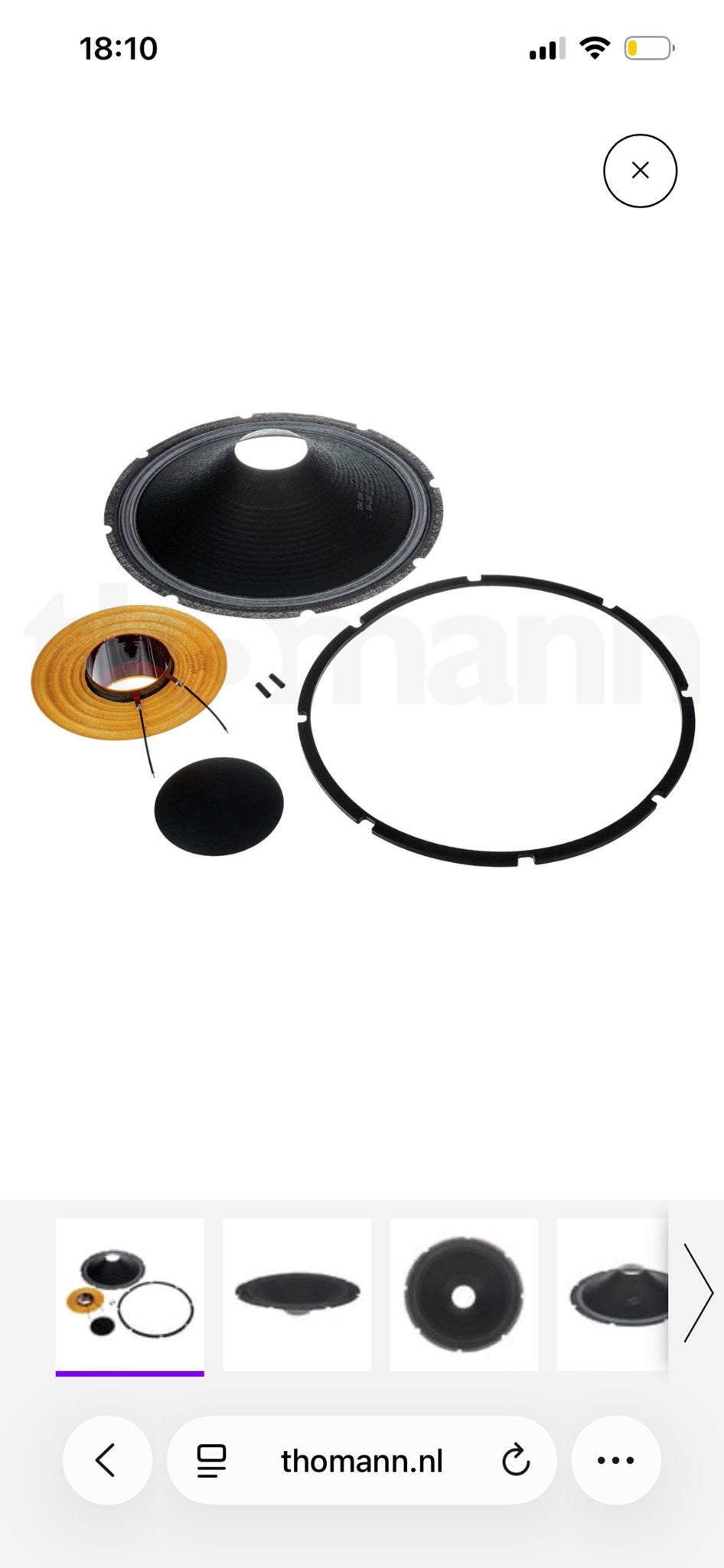 Gezocht,Recone set voor woofer ZX5 DVX3150, Audio, Tv en Foto, Luidsprekers, Ophalen, Nieuw, Overige typen, Overige merken
