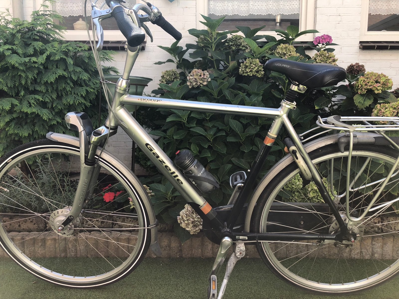 Herenfiets, Gazelle orange, Ophalen, Gebruikt, Gazelle