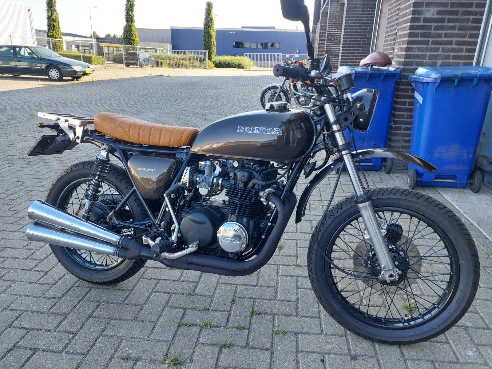 Honda CB550F  scrambler, Honda, 4 cilinders, Bedrijf, Toermotor