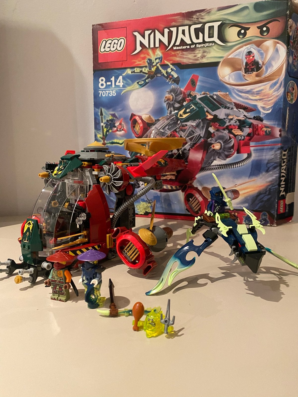 Lego Ninjago 70735 Ronin R.E.X - Compleet met doos, Kinderen en Baby's, Gebruikt, Lego, Ophalen of Verzenden, Compleet