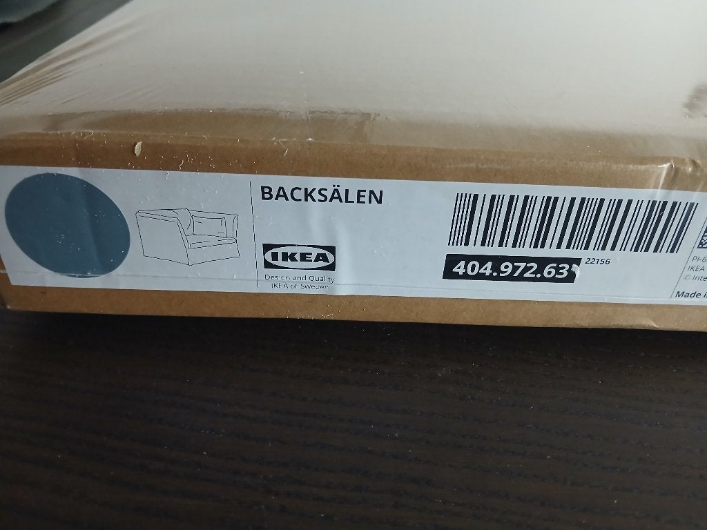Ikea BACKSÄLEN, hoes voor 1,5-zits fauteuil. Hallarp grijs., Ophalen of Verzenden, Nieuw