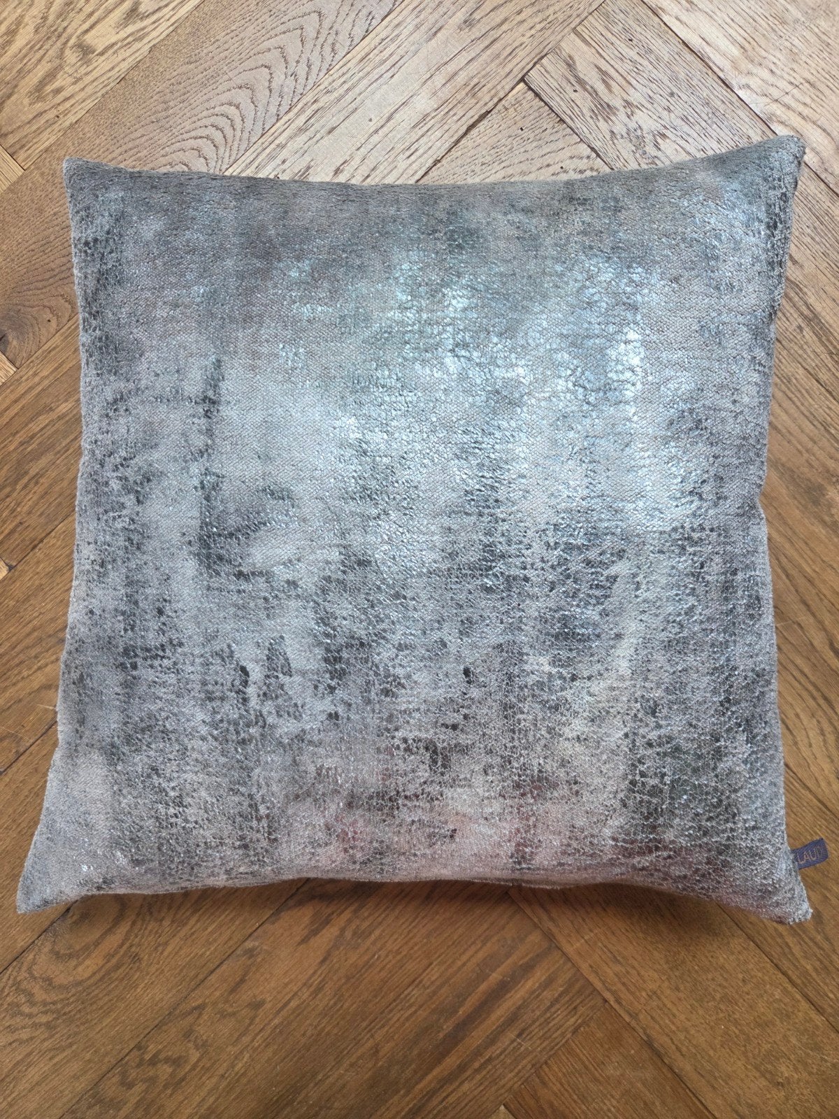 Sierkussen Claudi Kussen 40x40 cm ZGAN Grijs, Ophalen, Zo goed als nieuw, Grijs, Vierkant