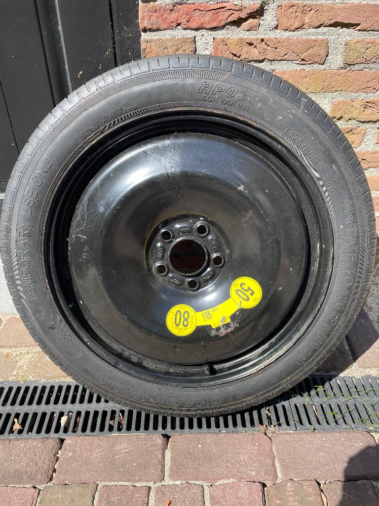 Thuiskomer T125/80R18 (nieuw/nooit gebruikt), Ophalen, 18 inch, Overige, Banden en Velgen