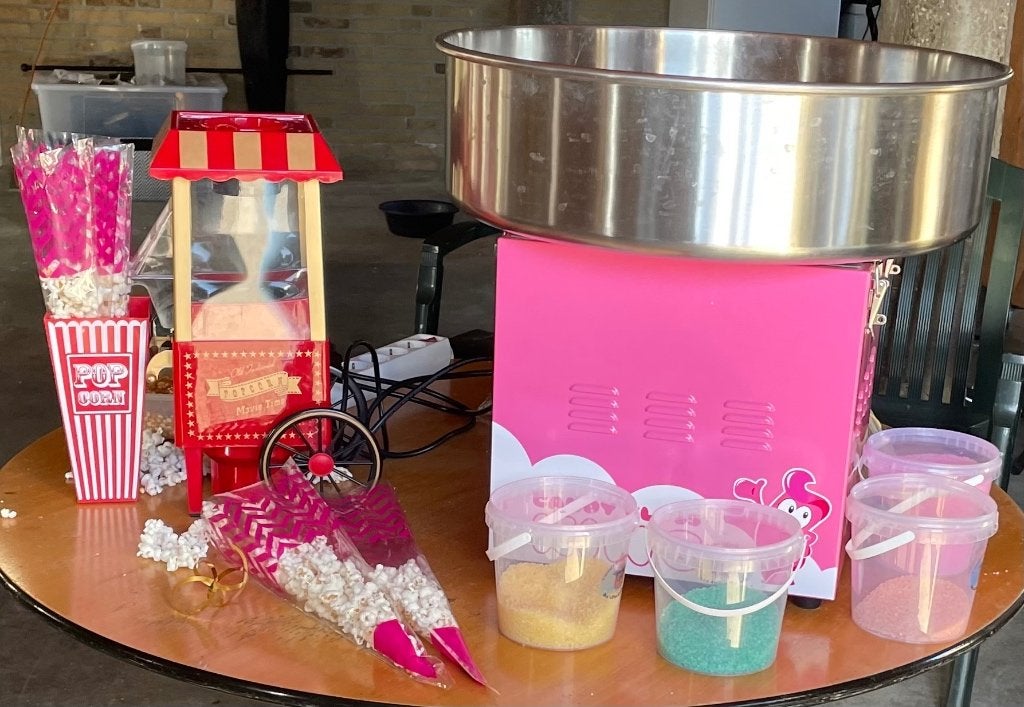 Ik maak SUIKERSPINNEN en POPCORN op uw feestje !!!, Ophalen, Nieuw, Overige