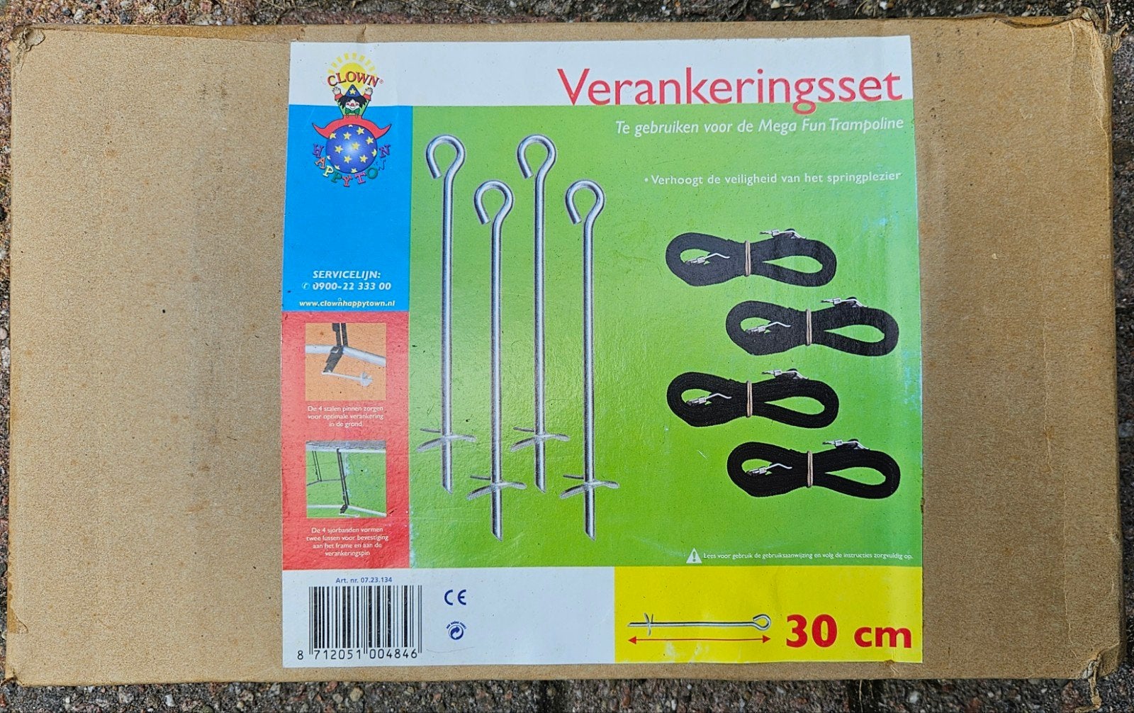 Nieuwe Trampoline Verankeringsset - Gratis Af te Halen, Kinderen en Baby's, Speelgoed | Buiten | Trampolines, Ophalen of Verzenden