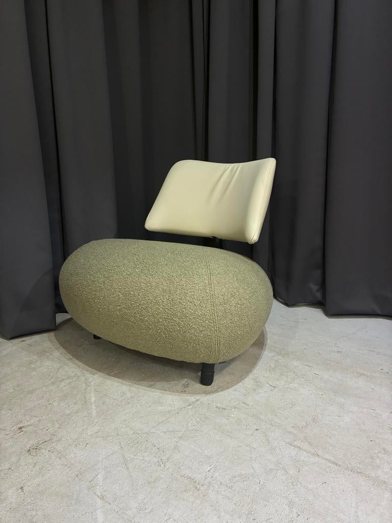 Leolux Pallone fauteuil - Nieuw Boucle -, Ophalen, Leolux, ., Zo goed als nieuw