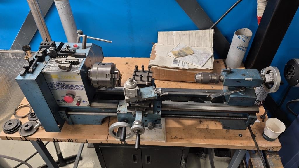Ck tools draaibank., Ophalen, Gebruikt, Metaaldraaibank