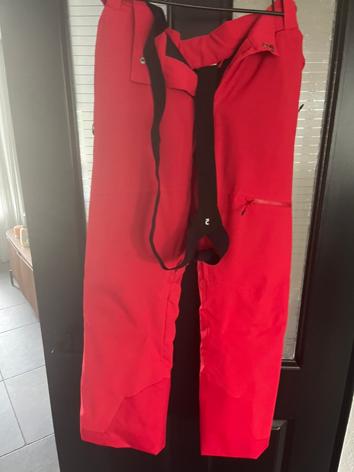 Te koop Rode wed’ze skibroek, Ophalen of Verzenden, Zo goed als nieuw, 100 tot 140 cm, Kleding