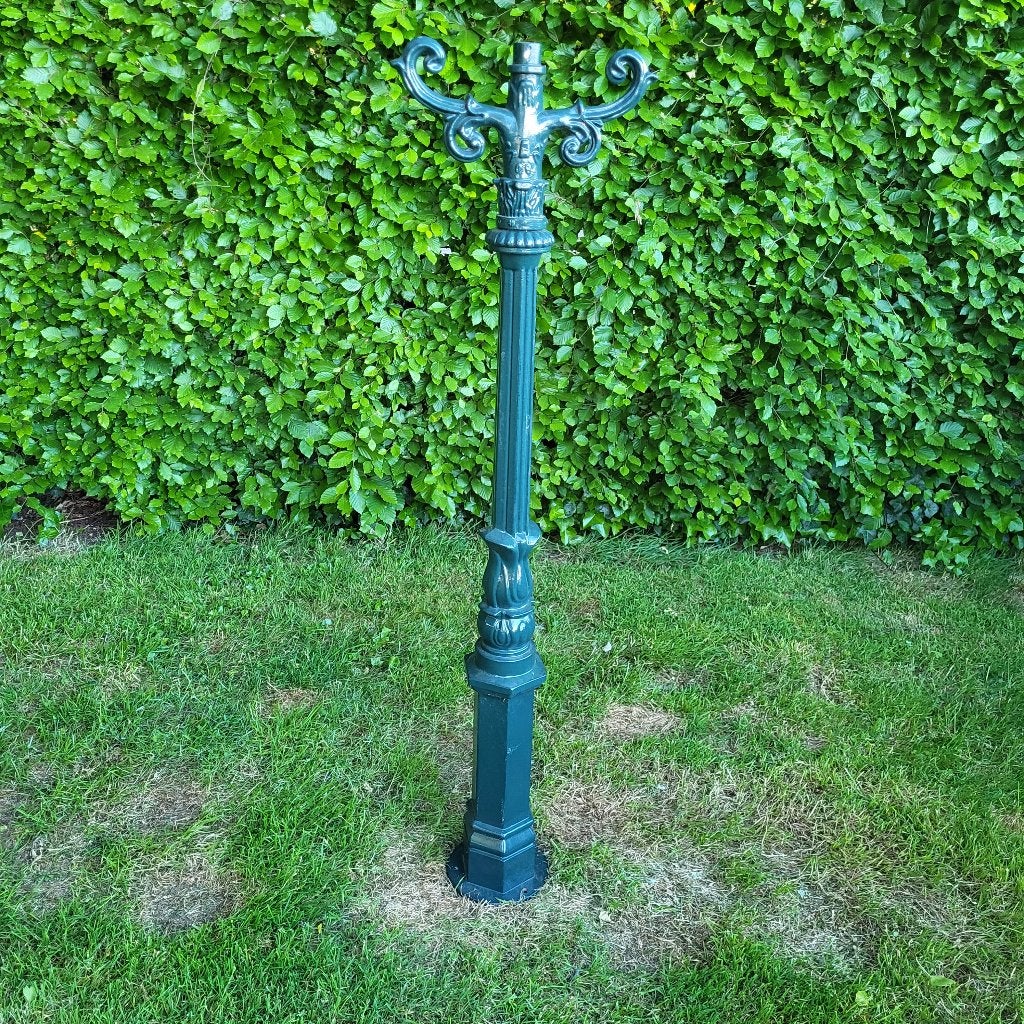 Paal voor buitenverlichting klassiek, Tuin en Terras, Buitenverlichting, Ophalen, Gebruikt, Staande lamp, Aluminium
