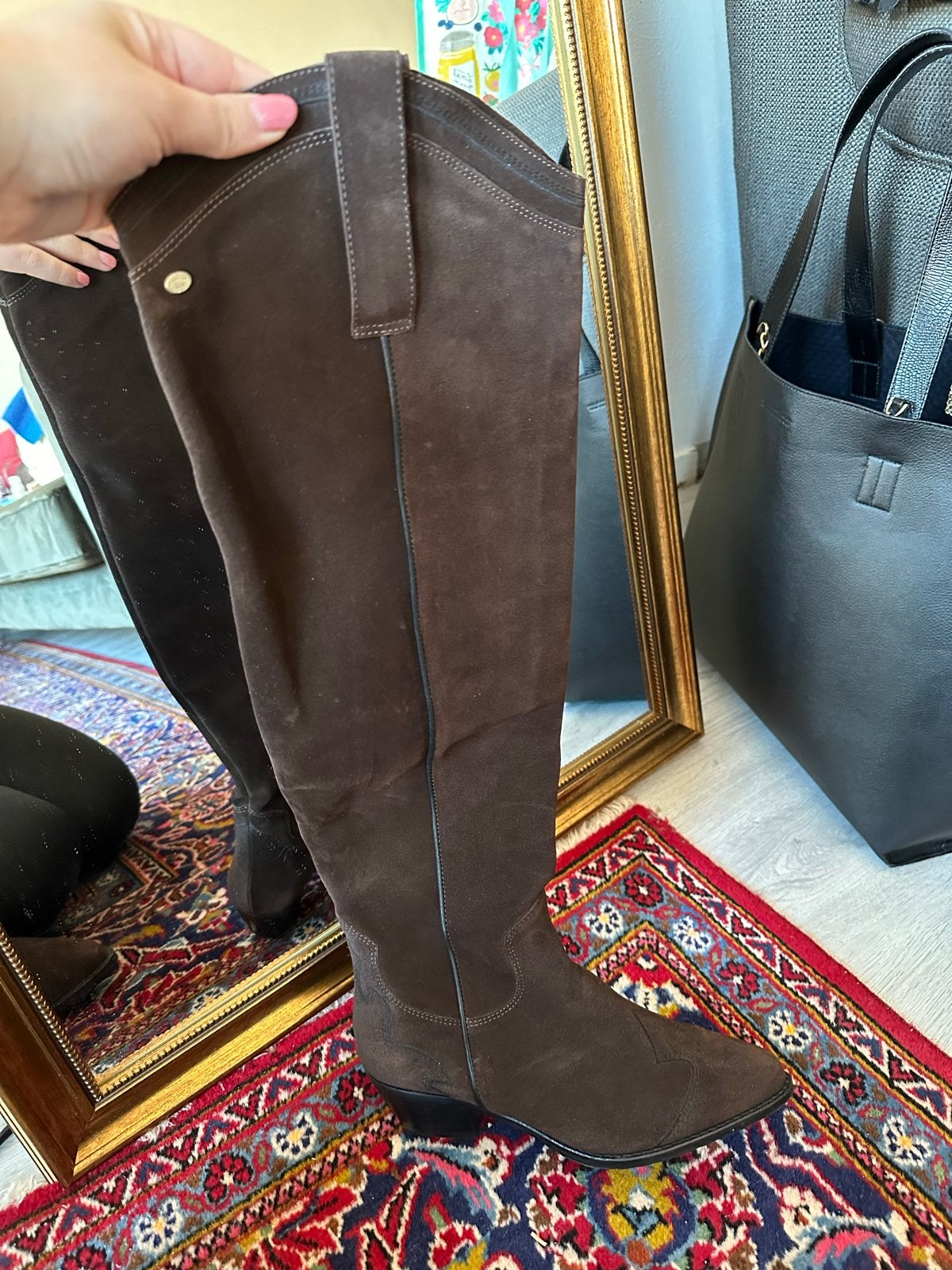 Fred de la Bretonière suède overknee laarzen bruin maat 37, Ophalen of Verzenden, Nieuw, Bruin, Hoge laarzen