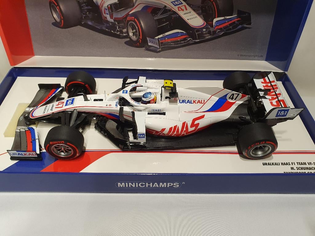 Mick Schumacher Haas F1 Team VF-21 Dutch GP 2021 1:18, Ophalen of Verzenden, Nieuw, Auto, MiniChamps