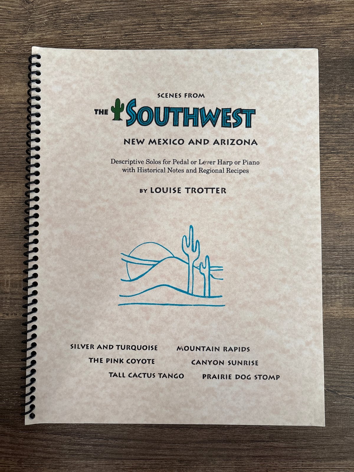 Scenes from the Southwest: Harp of Piano bladmuziek, Gebruikt, Overige genres, Ophalen of Verzenden, Thema