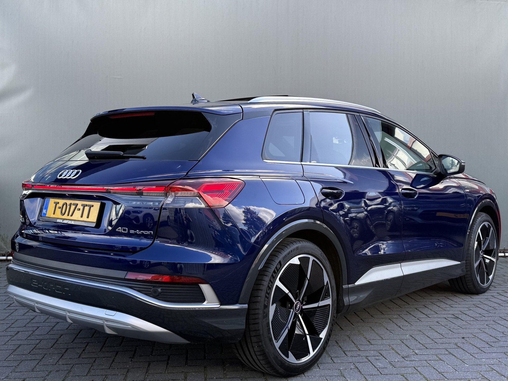 Audi Q4 e-tron BWJ 2021 40 Launch edition 204 PK S Competiti, Auto's, Automaat, Achterwielaandrijving, Gebruikt, Met garantie (alle)