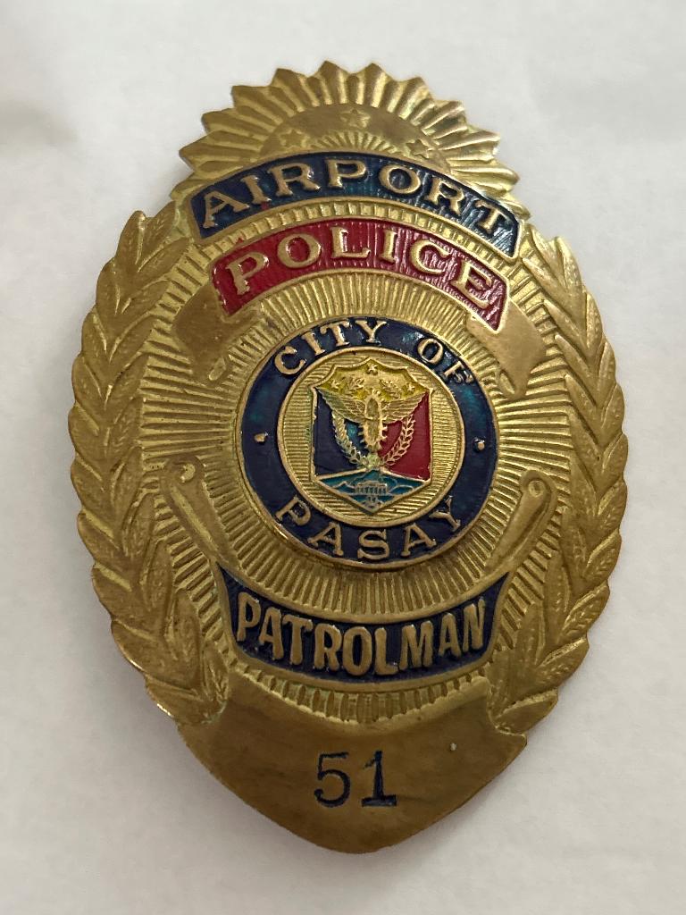 Vintage Manila Police badge  Filipijnen intern. politie, Verzenden, Overige soorten, Overige gebieden, Embleem of Badge