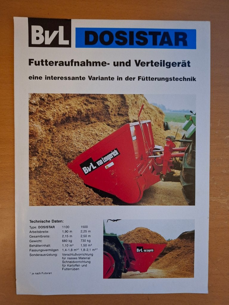 BvL Dosistar voerbak van Lengerich, Boeken, Ophalen of Verzenden, Gelezen, Tractor en Landbouw