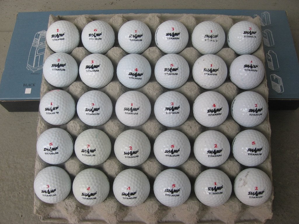 Golfballen   Shamp, Ophalen, Gebruikt, Bal(len), Overige merken