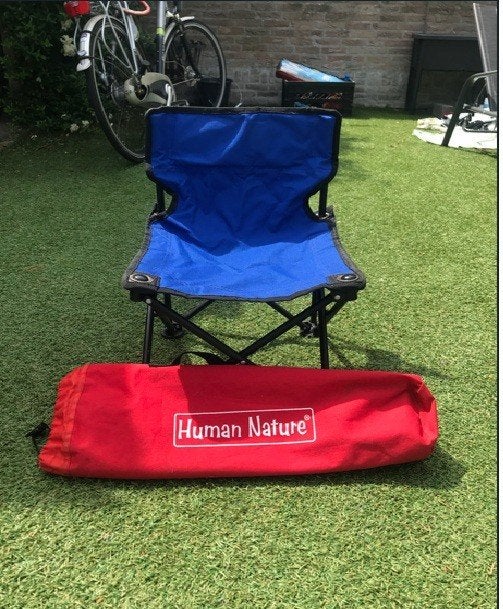Kinder camping stoel, Human Nature, Caravans en Kamperen, Kampeeraccessoires, Ophalen, Gebruikt