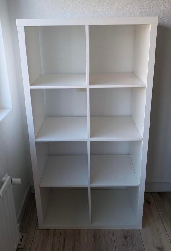 Kallax Ikea vakkenkast wit, Huis en Inrichting, Kasten | Boekenkasten, Ophalen, 100 tot 150 cm, 50 tot 100 cm, Zo goed als nieuw