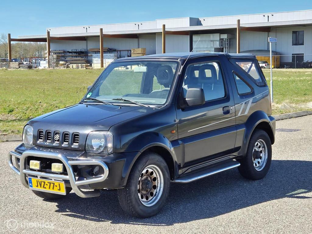 Suzuki Jimny 1.3 JX 4WD Cabriolet, Auto's, Suzuki, Gebruikt, 4 cilinders, 4 stoelen, Zwart