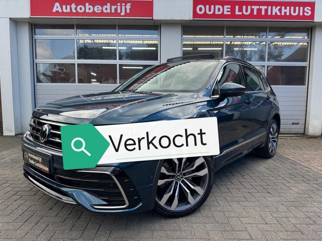 Volkswagen TIGUAN 1.4TSI eHybrid 245PK R-Line Pano 360Camera, Auto's, Volkswagen, Huisgarantie, 4 cilinders, Met garantie (alle)
