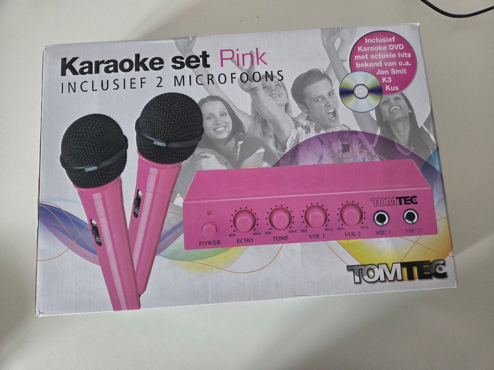 TomTec  karaokeset ( zonder cd), Ophalen of Verzenden, Zo goed als nieuw, Complete set