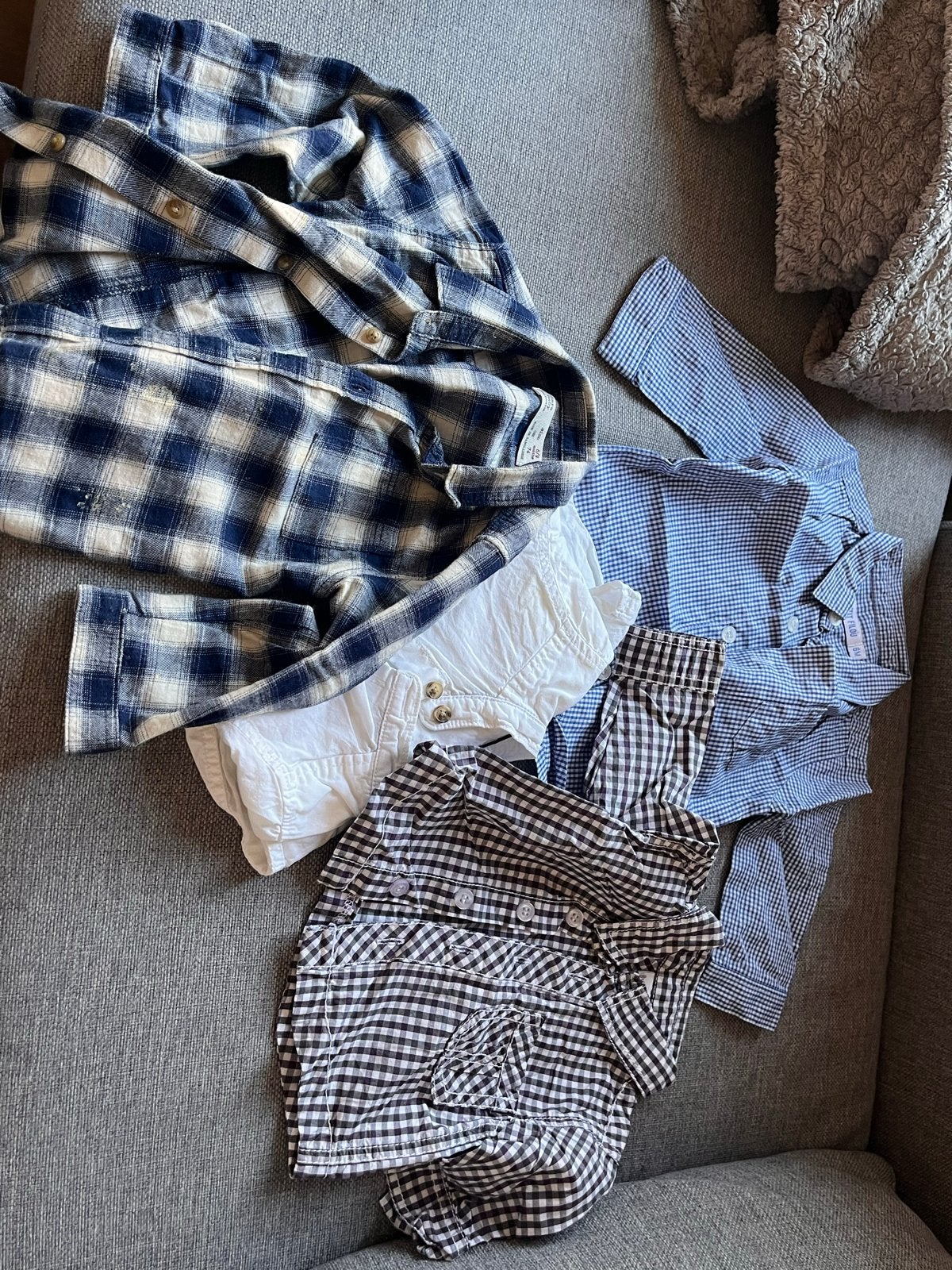 Setje overhemden op de groei - Zara, H&M, Prénatal, Petit Fi, Ophalen of Verzenden, Gebruikt