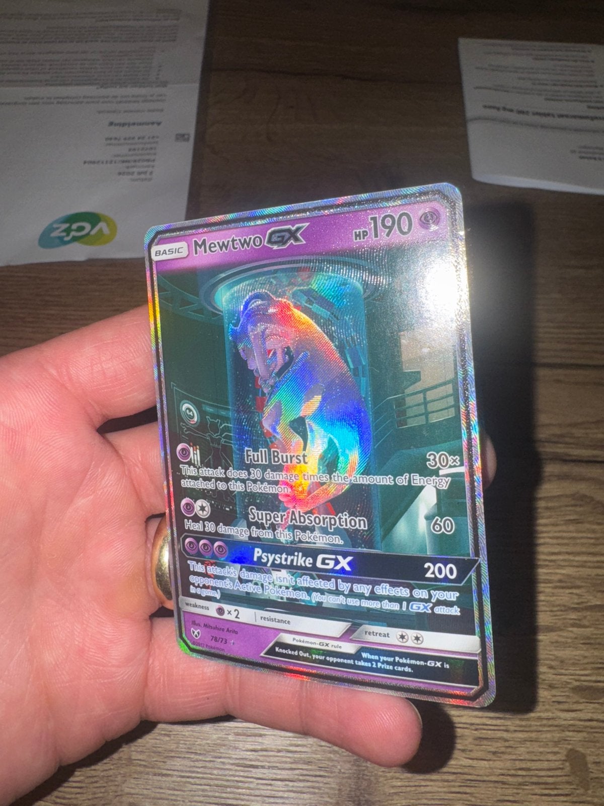 Mewtwo GX (SLG78), Ophalen of Verzenden, Zo goed als nieuw