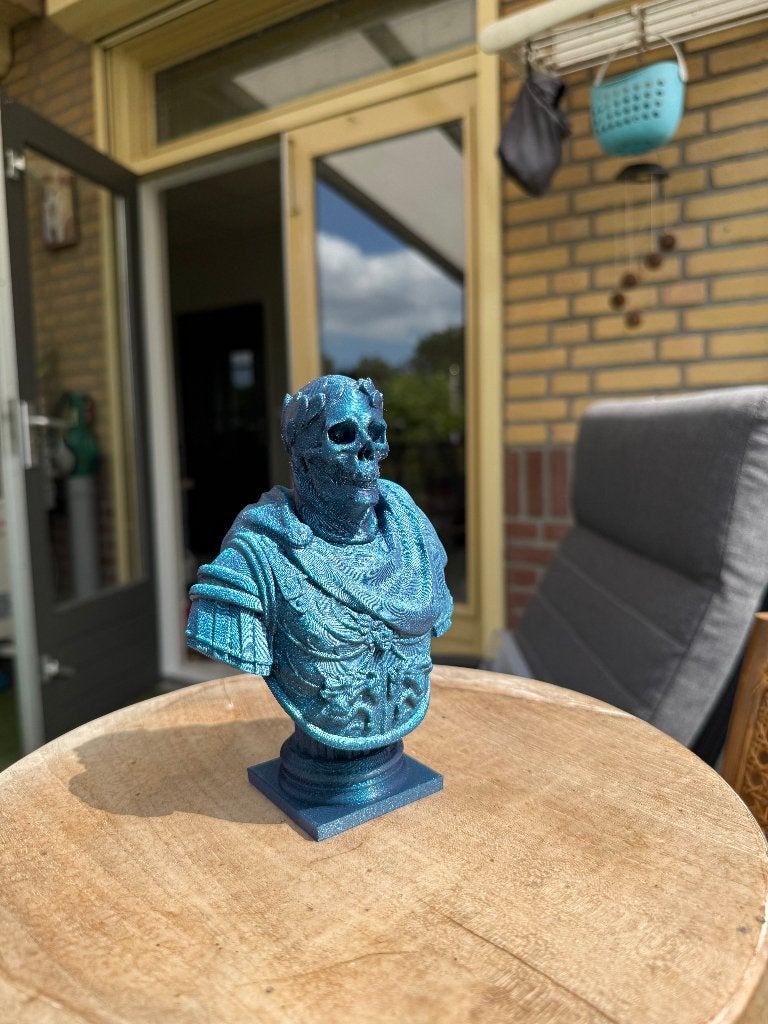 Romeinse Buste met Verwisselbaar Hoofd, Verzenden, Zo goed als nieuw, Fantasy