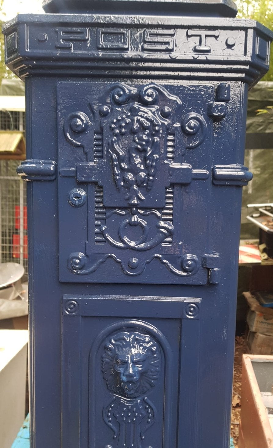 Aluminium brievenbus staand, Ophalen, Gebruikt, Staande brievenbus