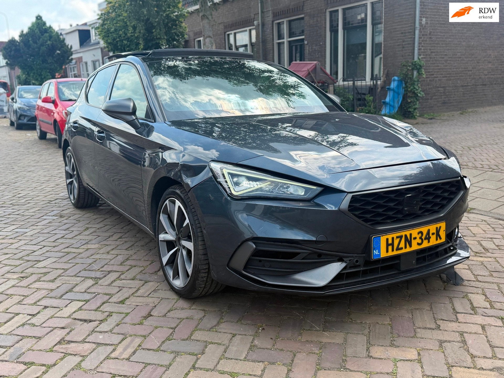 Seat LEON 1.4 TSI eHybrid PHEV FR AUTOMAAT, Auto diversen, Schadeauto's, Automaat, 1395 cc, Hybride Elektrisch/Benzine, Zilver of Grijs