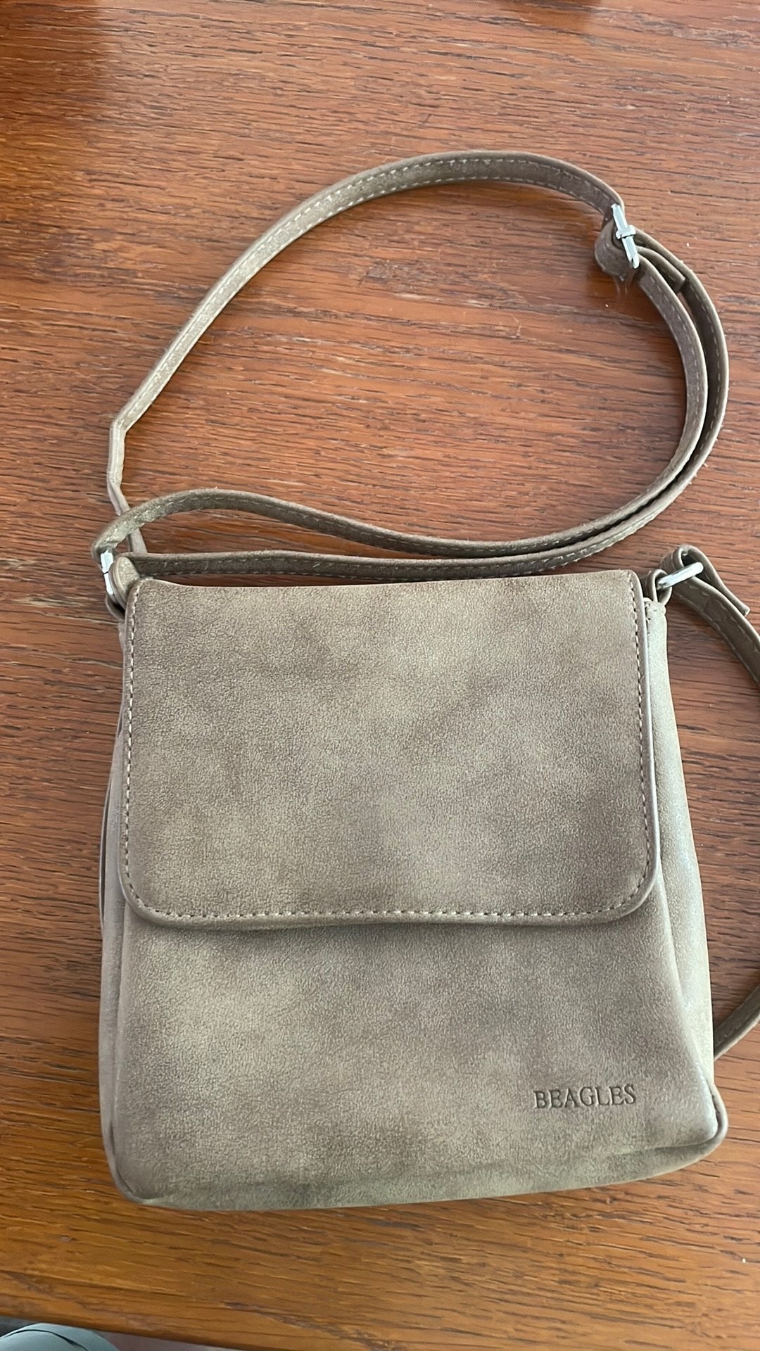 Schoudertasje Beagles beige, Ophalen, Gebruikt