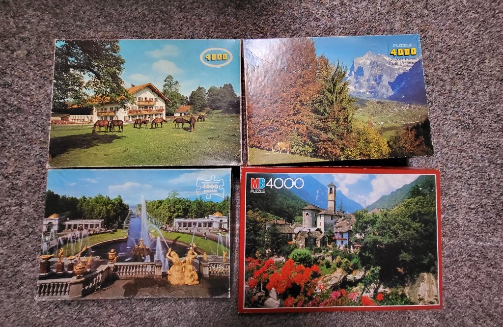 Diverse legpuzzels 3000 t/m 5000 stukjes, Ophalen of Verzenden, Meer dan 1500 stukjes, Gebruikt