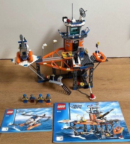 Gave Lego City set 4210 Coast Guard Platform, Compleet, City, Lego, Ophalen of Verzenden