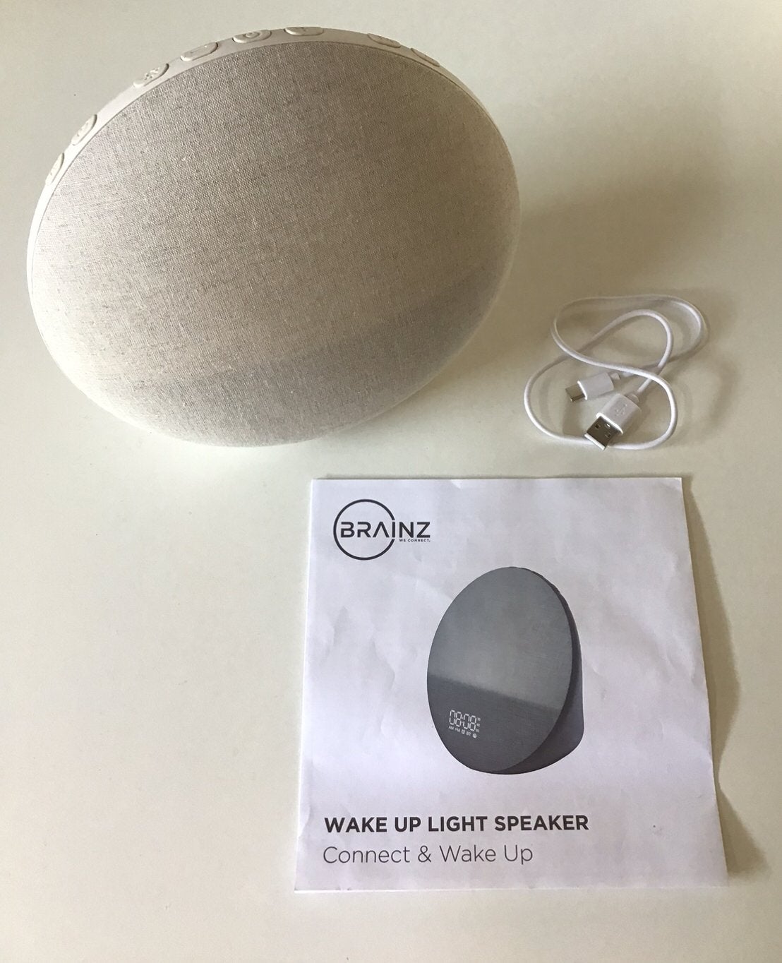 Brainz wake up light speaker NIEUW, Witgoed en Apparatuur, Wekkers, Nieuw, Ophalen