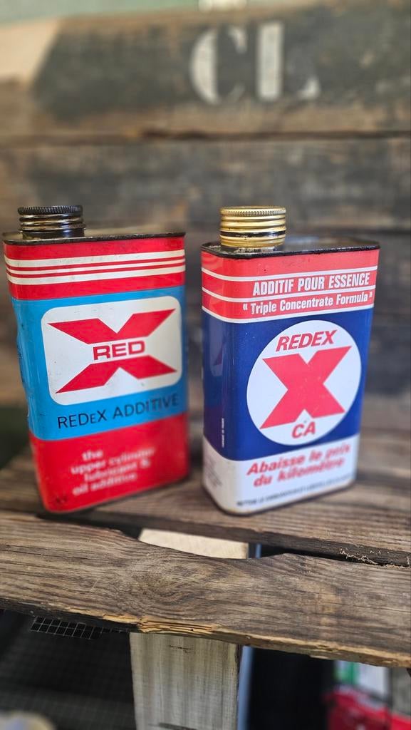 Redex olieblikken 2x, Verzamelen, Ophalen of Verzenden, Zo goed als nieuw, Overige