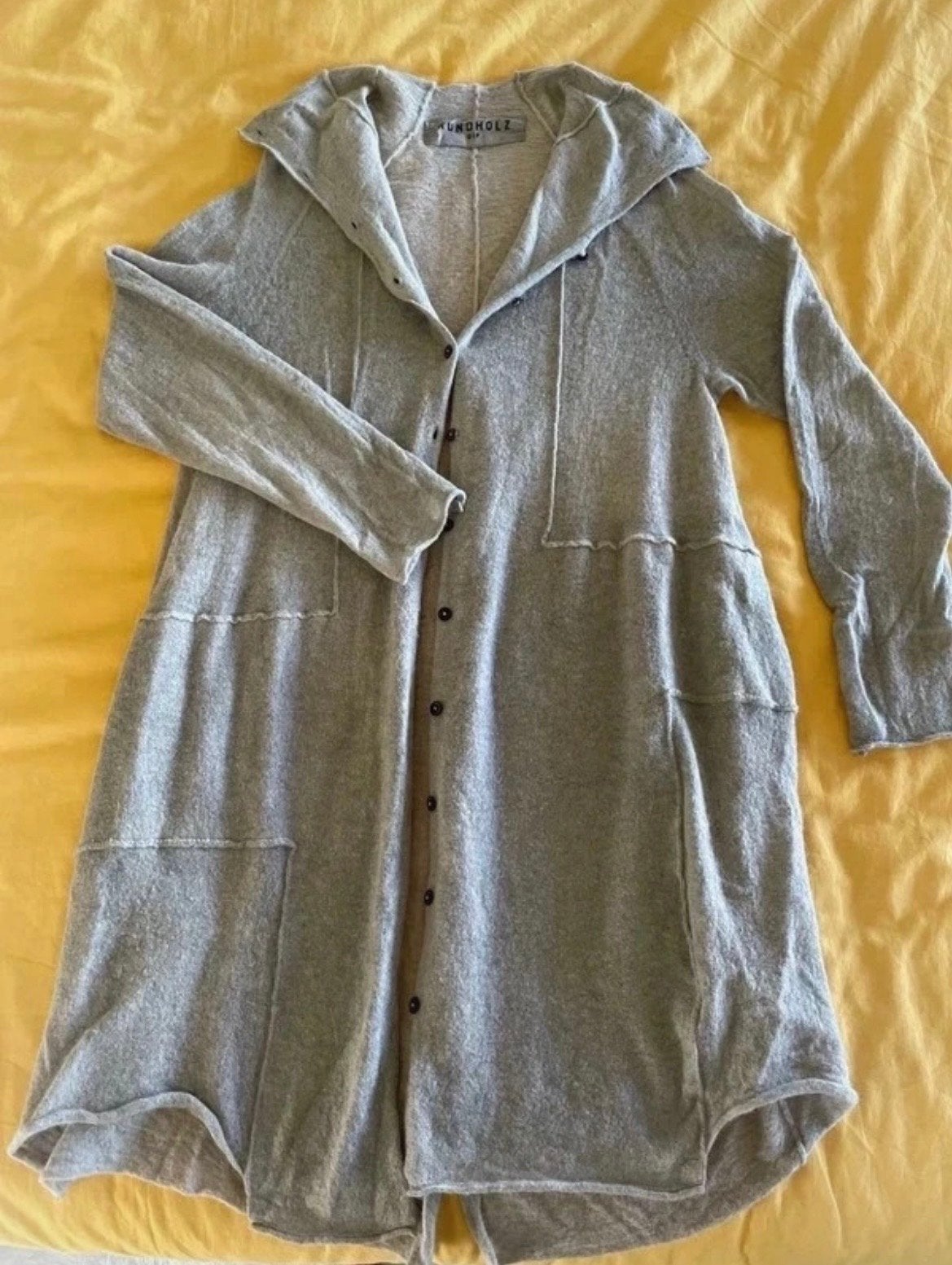 Rundholz DIP Vest van Alpacawol - Soepel en Apart, Ophalen of Verzenden, Gedragen, Maat 38/40 (M), Grijs