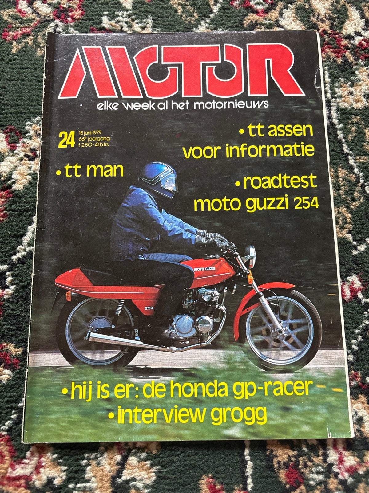 Motor Magazine - 15 juni 1979 - Moto Guzzi 254 Roadtest, Ophalen of Verzenden, Gelezen, Algemeen