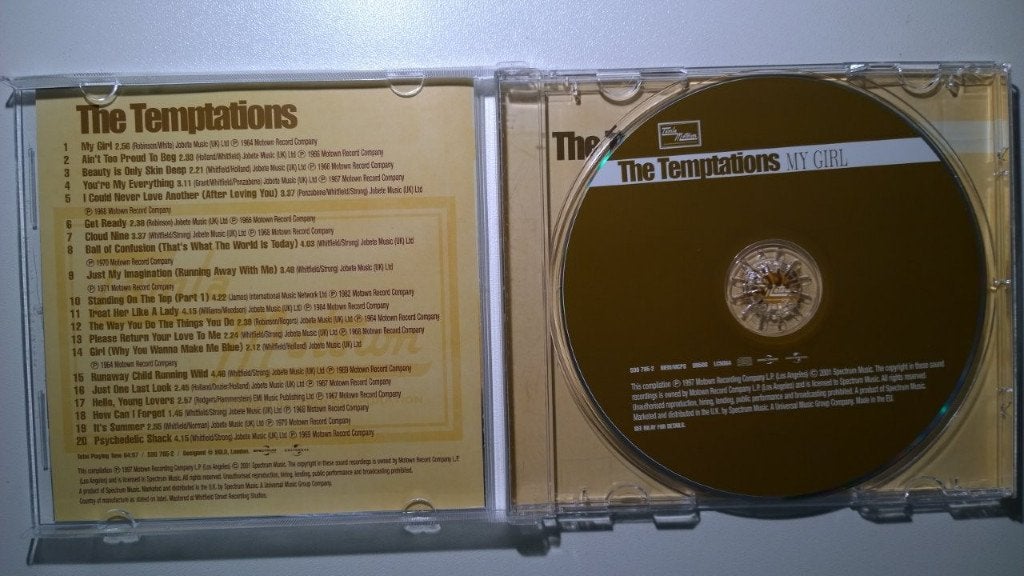 The Temptations - My Girl (Album), Ophalen of Verzenden, Zo goed als nieuw, Soul, Album