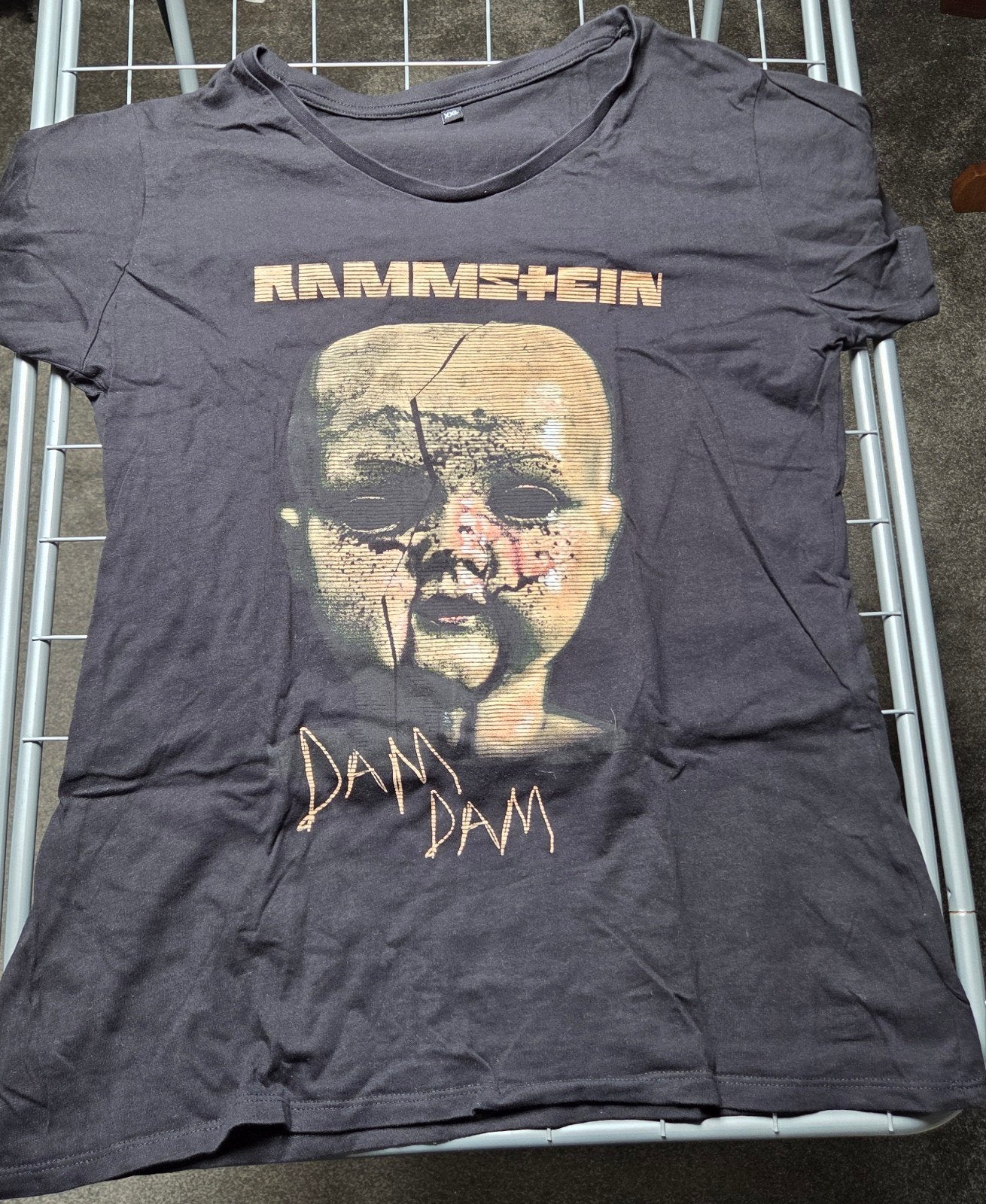 Rammstein dames T-shirt "Jetzt geht es MIR gut" - Maat XXL, Zwart, Ophalen of Verzenden, Korte mouw, Gedragen