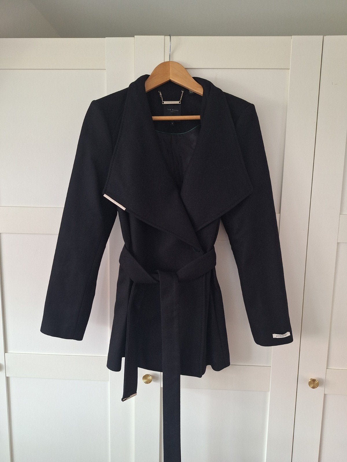 Prachtige Ted Baker wollen jas - Nooit gedragen - Maat 3, Kleding | Dames, Jassen | Winter, Ted Baker, Ophalen of Verzenden, Nieuw