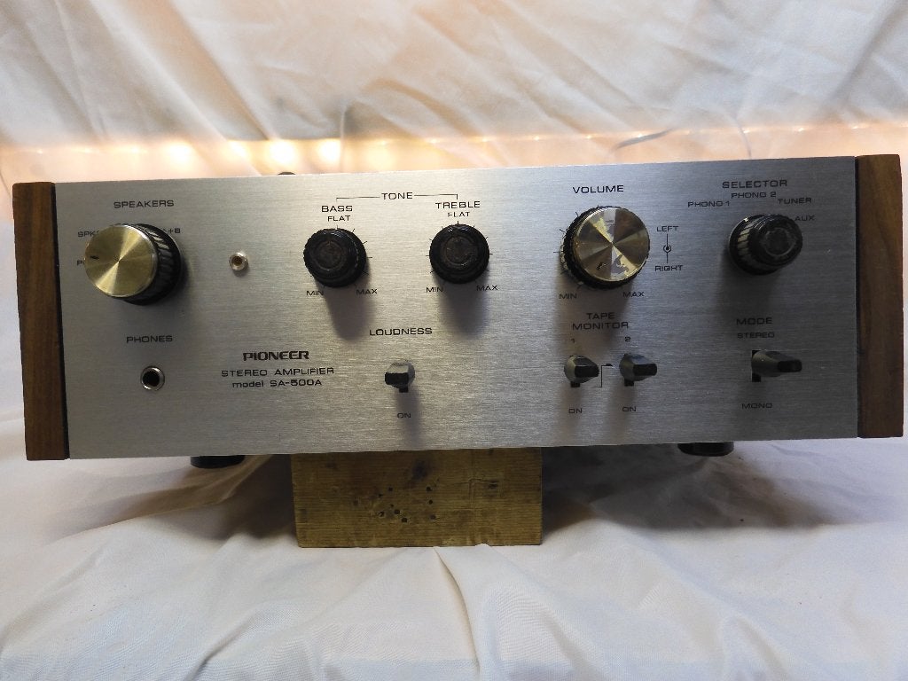 versterker PIONEER  sa 500 a, Gebruikt, Ophalen of Verzenden, 60 tot 120 watt, Pioneer