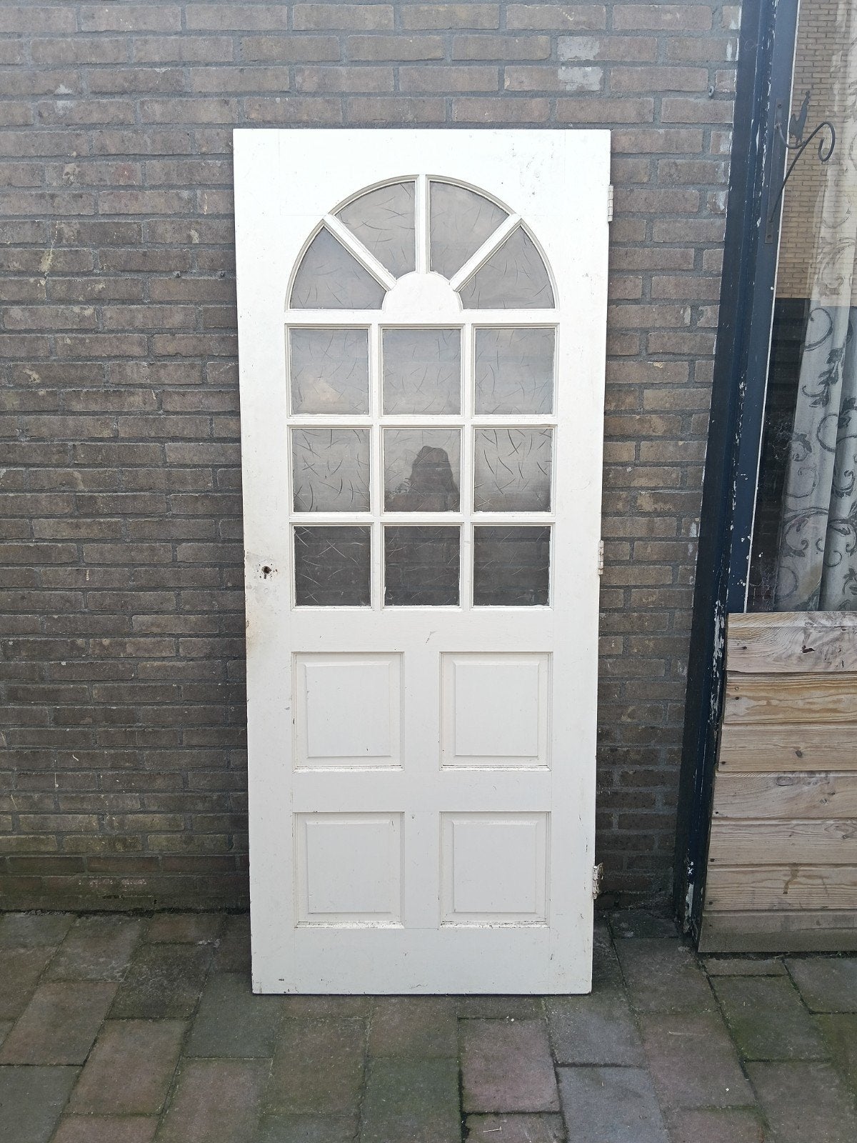 Rechtsdraaiende deur, Ophalen, Gebruikt, Binnendeur, 200 tot 215 cm