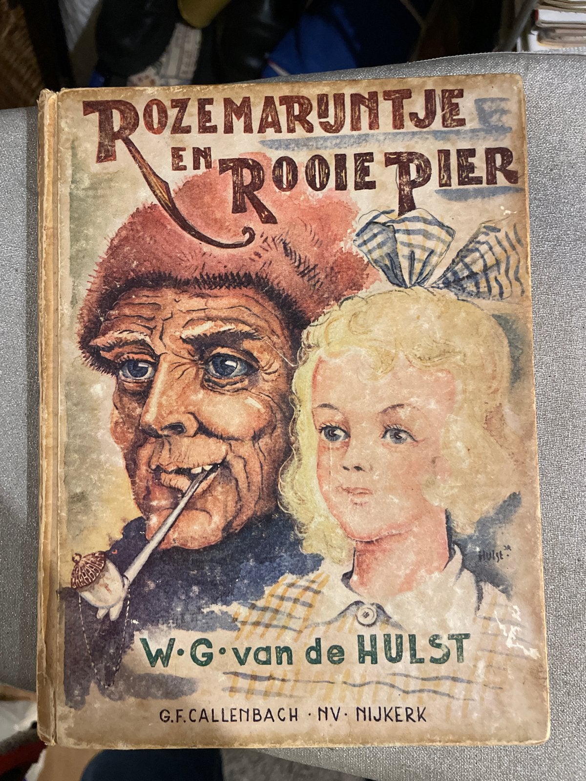 Roosmarijntje en Rooie Pier - W.G. van de Hulst (Oud kinderb, Ophalen of Verzenden, Gelezen, Fictie algemeen