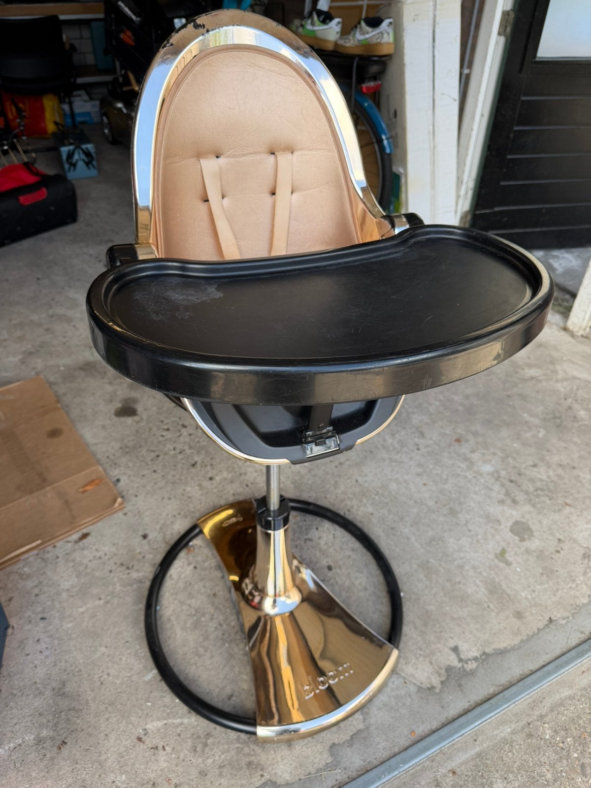 Bloom Fresco Chrome Rosegold kinderstoel gebruikt, Kinderen en Baby's, Kinderstoelen, Ophalen, Gebruikt